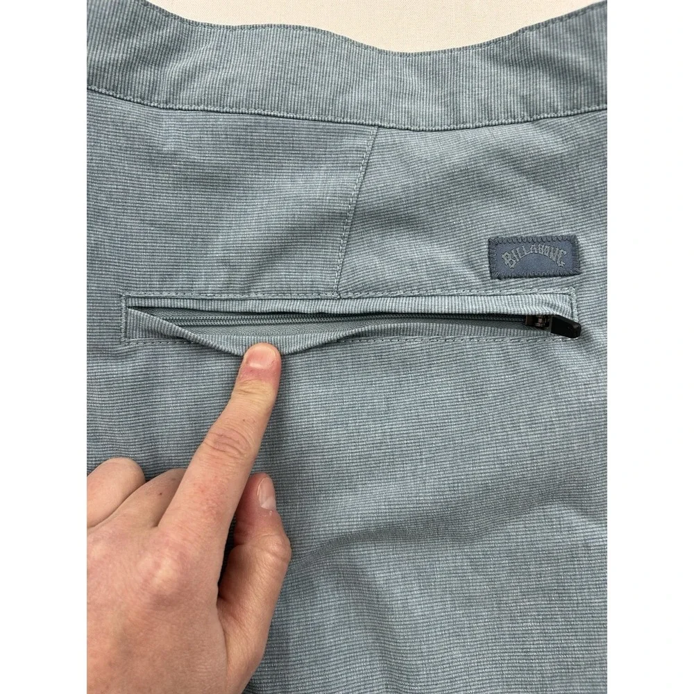Billabong Mens 40 Recycler Crossfire‎ Submersibles Blue Board Shorts Swim Trunks